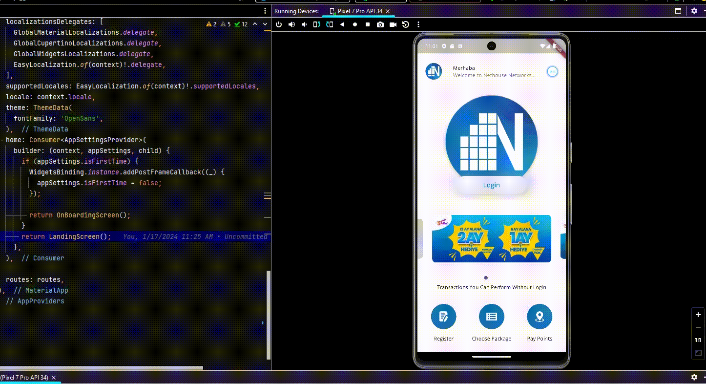 Worked as the team lead to create two mobile apps for sister ISP companies. Developed for IOS and Android using Flutter.